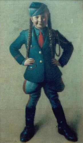 Daughter Gertrude (mounted troop)