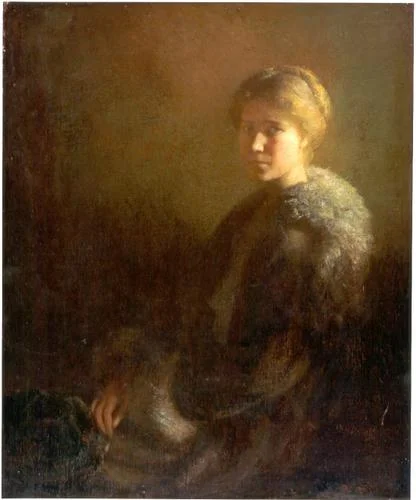 Gertrude in Fur Coat
