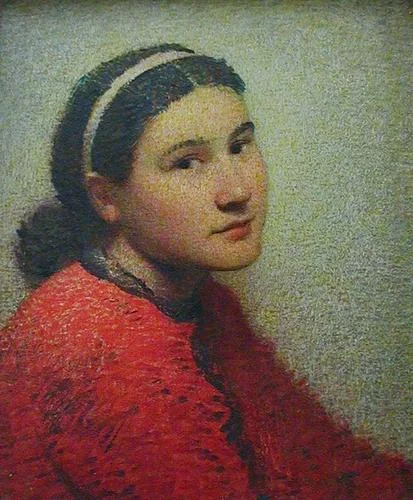 Daughter Gertrude (white hair band)