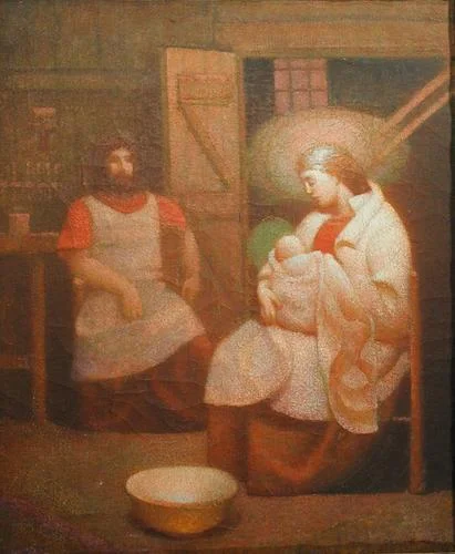 Holy Family in Joseph's Workshop