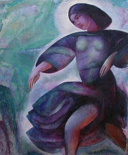 Running Female Figure