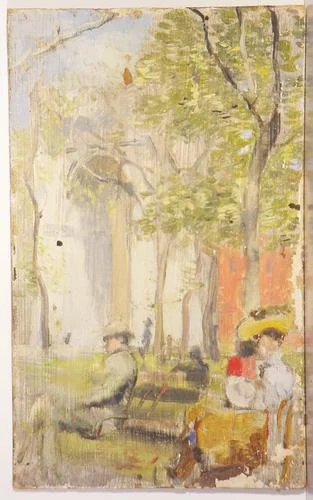 Man sitting on bench