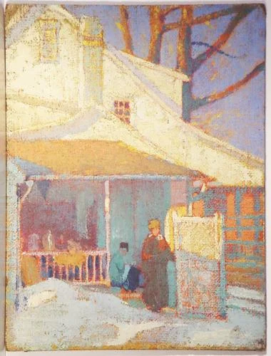 Back porch of A. W. Lord's house