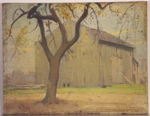 Tree with Barn