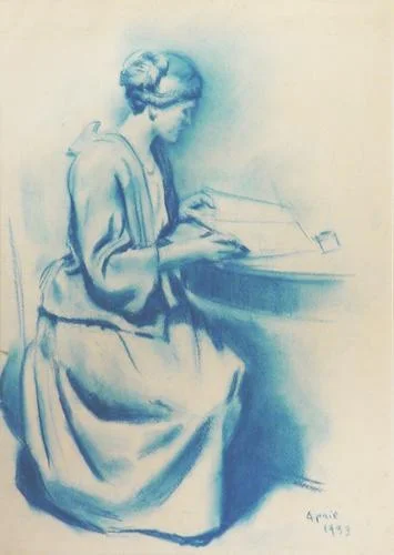 Portrait of Wife Gertrude