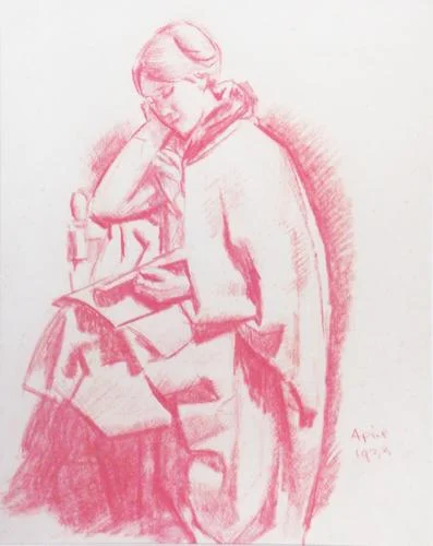 Portrait of Wife Gertrude