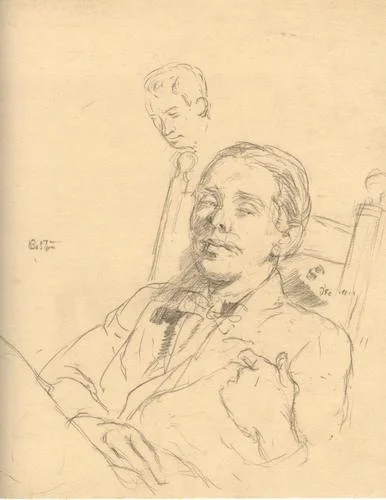 Man Sitting in Chair
