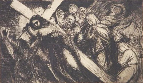 Christ carrying the cross