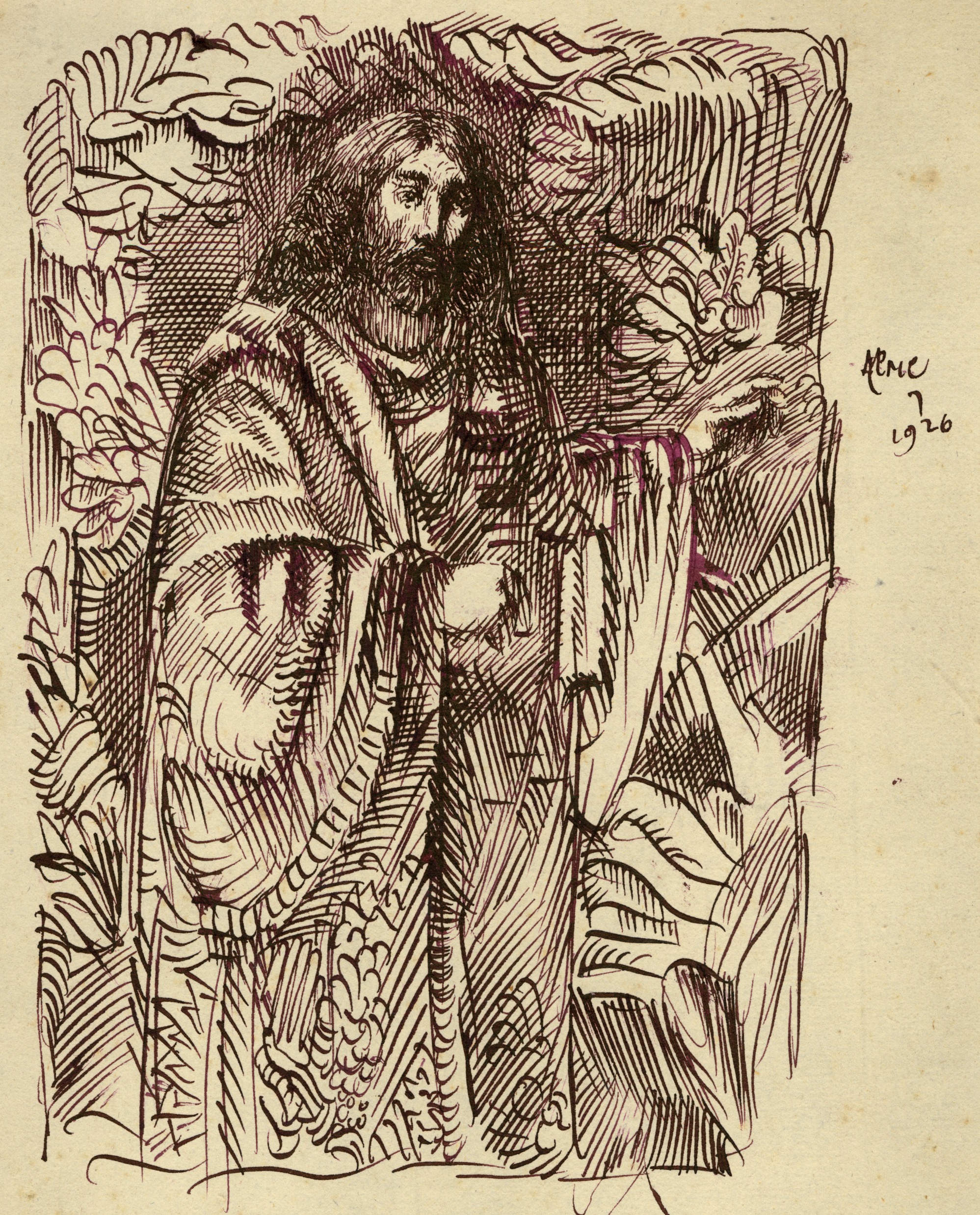 Christ with Foliage [pcs_sk17 and SK19JESU]